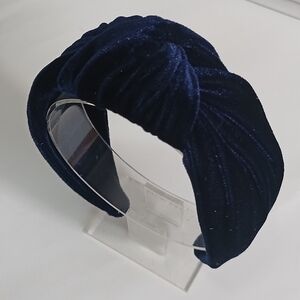 Oversized Velvet knot headband, Hard headband, Wide headband, Headband f…